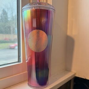 Rainbow Starbucks Tumbler
